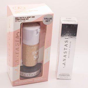 Anastasia Beverly Hills Mini Matte & Dewy Duo Set & 210N Luminous Foundation